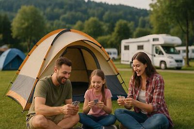 Campingplatz im Bayerischen Wald